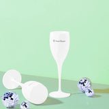 White Champagne Flute