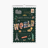 2024 Wall Calendar- Greeting From Around the World