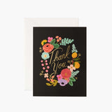 Garden Party Wreath Thank You Cards Boxed Set- Set of 8