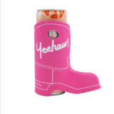 Yeehaw Boot Skinny Can Cooler