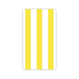 Soleil Yellow Cabana Stripe Guest Towels